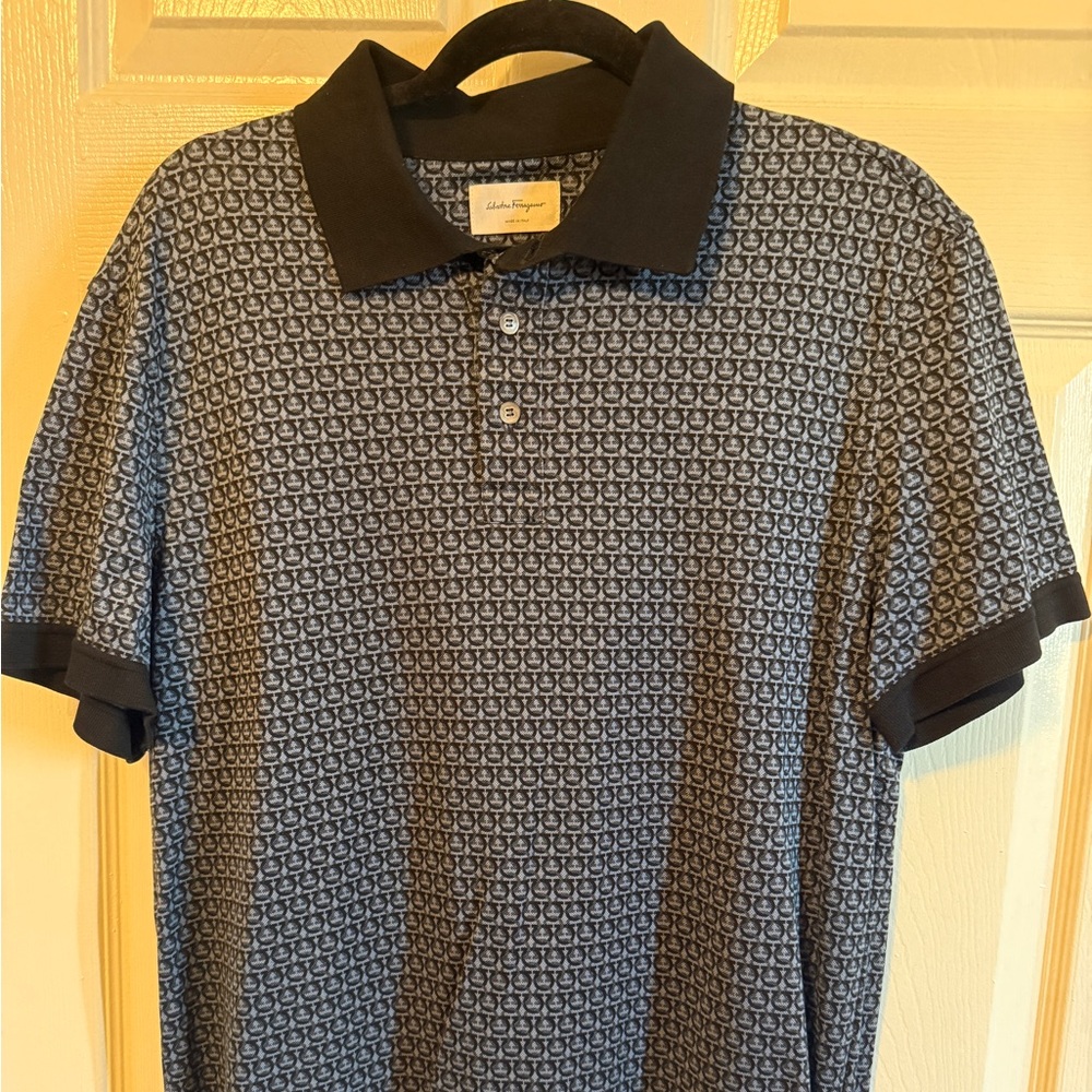 Salvatore Ferragamo Blue Cotton Apparel